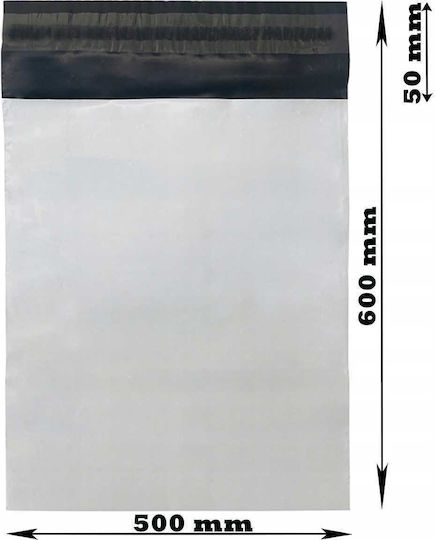 White Courier Bags Xl 500x600mm 500 Pcs
