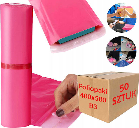 Verpackungstaschen Pink B3 400x500mm 500 Stück