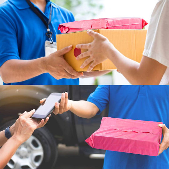 Courier Bags Pink Xl 500x600mm 100 Pcs