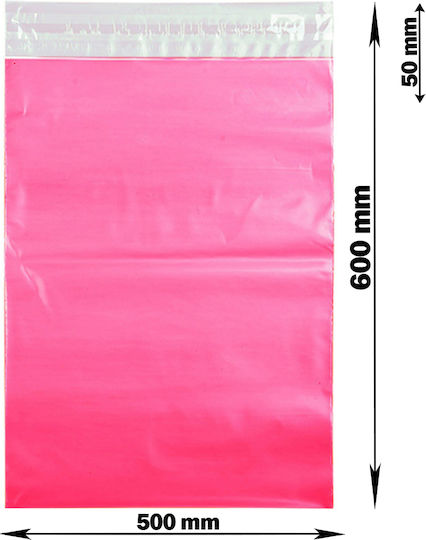 Courier Bags Pink Xl 500x600mm 500 Pcs