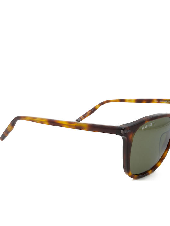 Serengeti Delio Unisex Γυαλιά Ηλίου με Καφέ Ταρταρούγα Κοκκάλινο Σκελετό και Καφέ Polarized Φακό SS021009