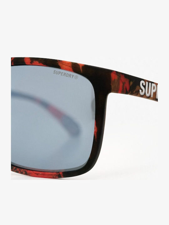 Superdry Unisex Sunglasses with Orange Frame and Orange Mirror Lens M9710065A-G1E
