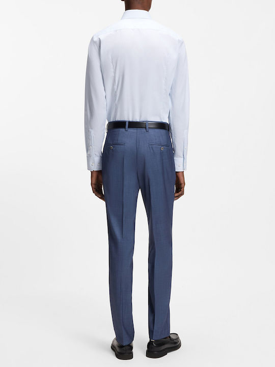 Boss Βαμβακερό Πουκάμισο Lightblue