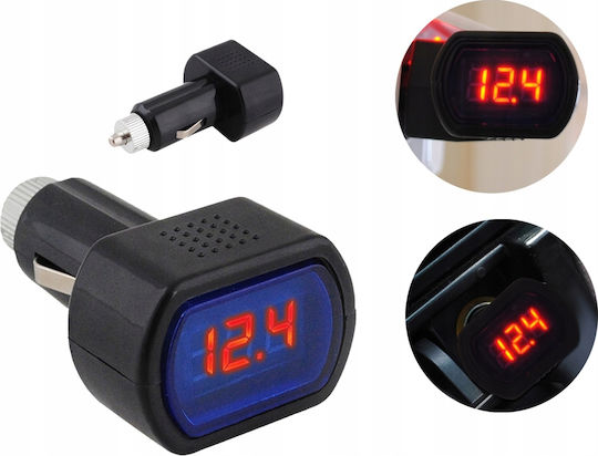 Instrument Digital Voltmetru Auto Pentru Montare la Bricheta