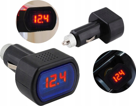 Instrument Digital Voltmetru Auto Pentru Montare la Bricheta