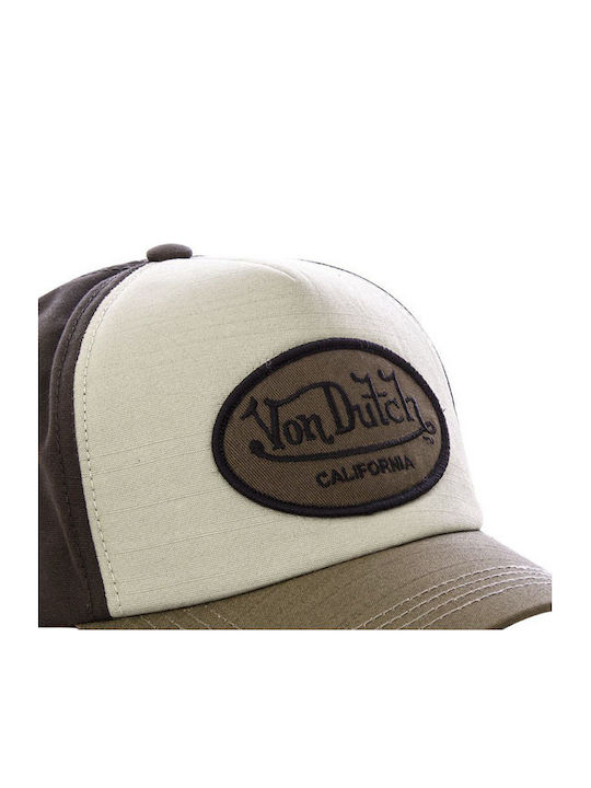 Von Dutch Permament Cap 3-coloured Marron 1