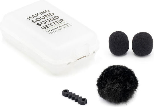 Bubblebee Fur Microphone Windscreen ME 2-II Black