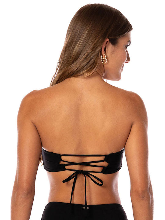 Set Bikini Ψηλόμεσο Μαύρο