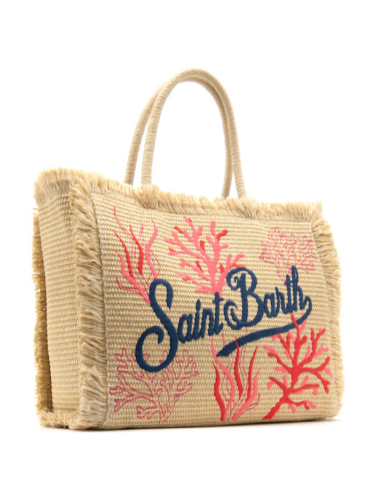 Vanity Rattanstasche Für Damen Schulter Beige