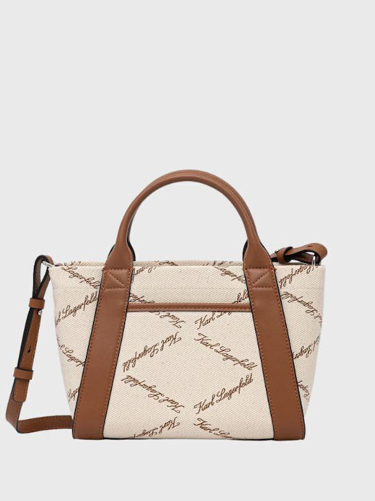 Fabric Women's Tote Handbag Black