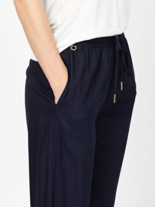 Damen Stoffhose Navy