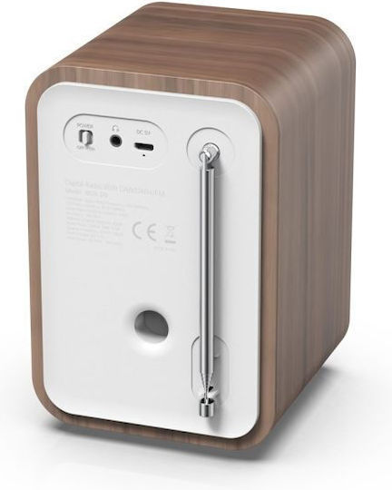 Denver Tragbares Soundsystem mit MP3 Bluetooth Radio in Weißer Farbe