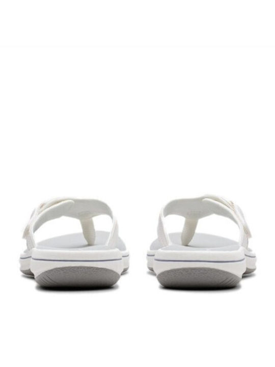 Brinkley Flip Flops in White Colour