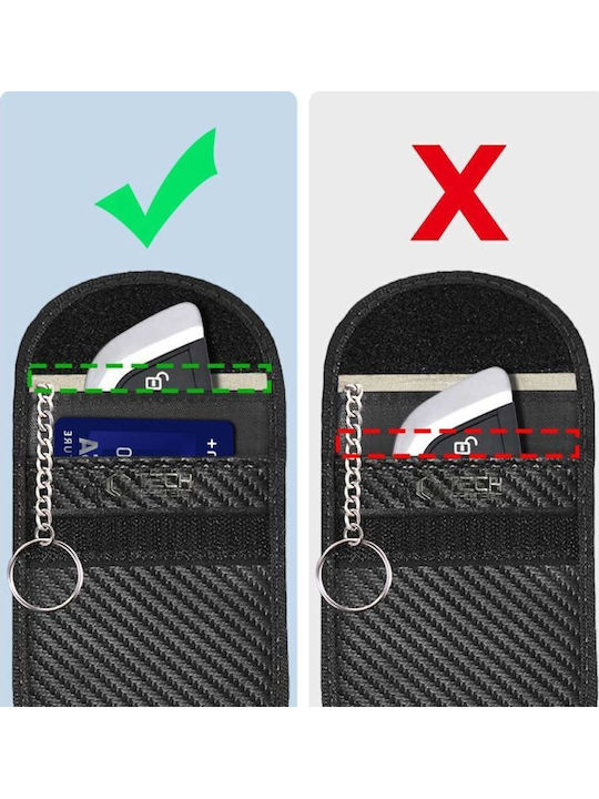 Tech-Protect Klr100 Husă Cheie Auto cu Blocare RFID Carbon Negru Tech-Protect Klr100 Husă Cheie Auto cu Blocare RFID Carbon Negru