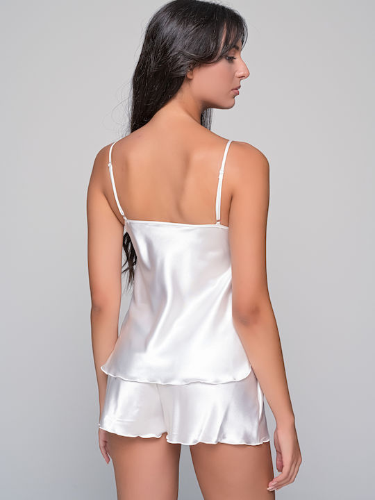 Milena by Paris Καλοκαιρινό Babydoll Ιβουάρ