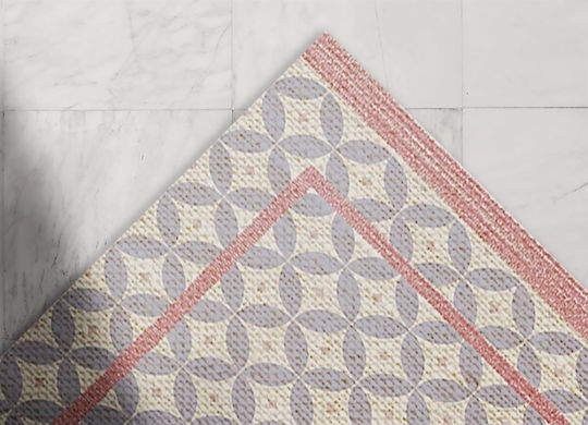 Tulup Неплъзгащ Се Килим 80x120см Лилав