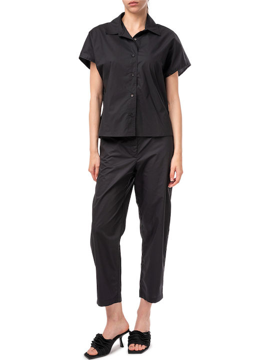 Long Sleeve Women's Shirt Black