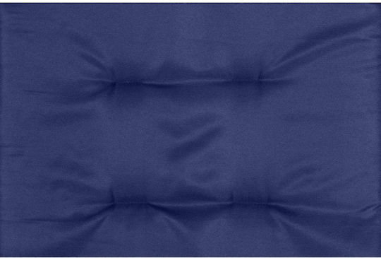 Καρέκλα Εξωτερικού Χώρου Πλαστική Navy Blue με Μαξιλάρι 59x66x45εκ.