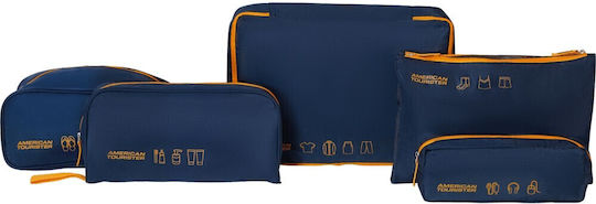 American Tourister Organizer Case Blue 5 Pieces