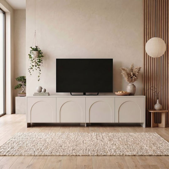 TV-Ständer Creme M180xP32xH45cm