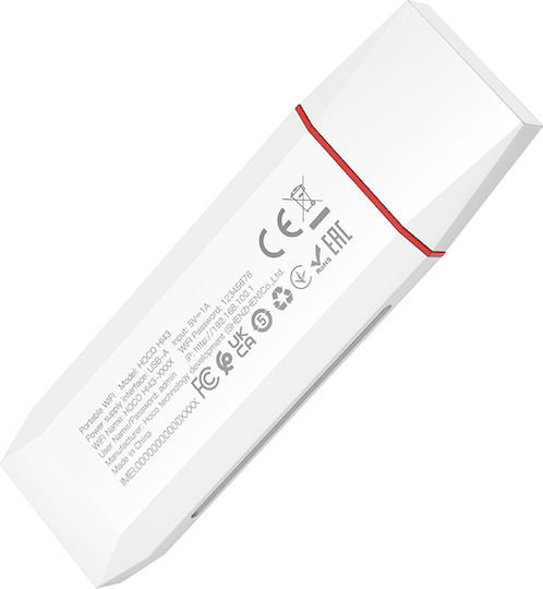 Hoco HI43 Αντάπτορας Δικτύου USB με Ασύρματη Σύνδεση Wi-Fi 150Mbps