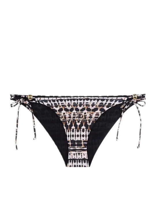 Bikinihosen Slip mit Schnürung Mehrfarbig