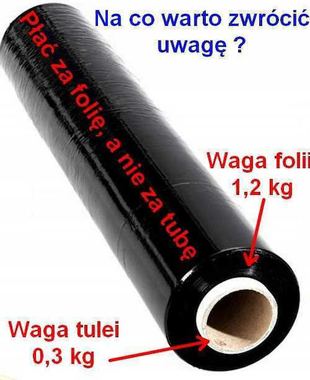 Stretch Film Hand Roll 1.5 Kg Gross 50cm 23µ
