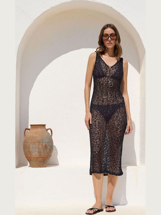 Fullah Sugah Damenbademode Kleid Schwarz