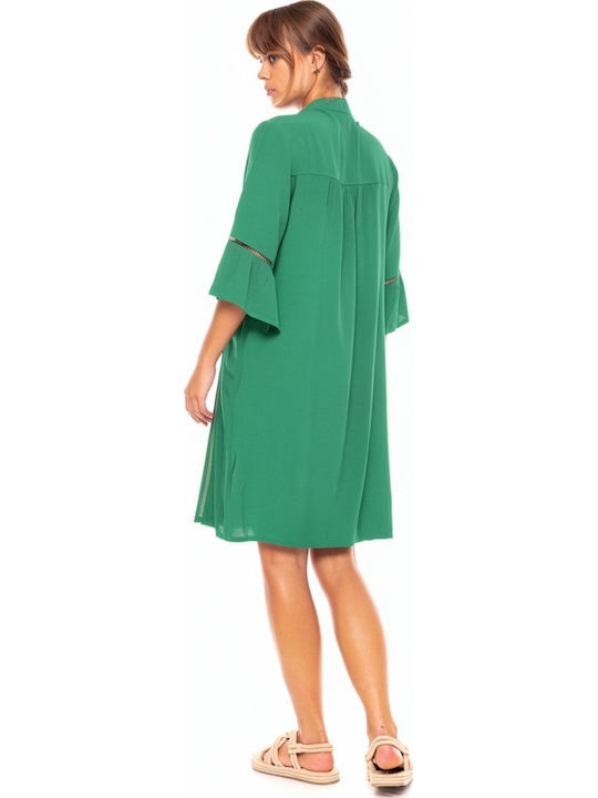 Pink Label Caftan De Plajă Pentru Femei Verde Marin