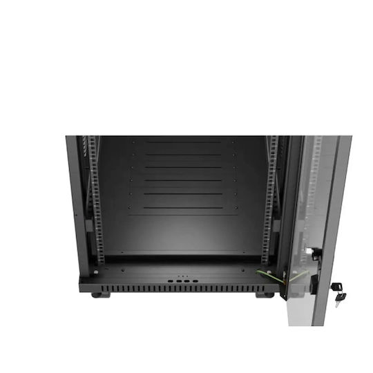 Lanberg Επιδαπέδια Καμπίνα Rack 19U Μαύρο