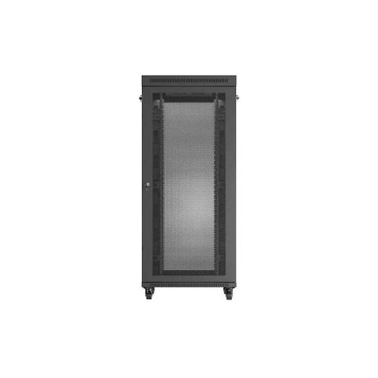 Lanberg Επιδαπέδια Καμπίνα Rack 19U Μαύρο