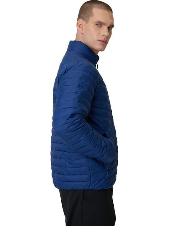Μπουφάν Puffer Αδιάβροχο και Αντιανεμικό Navy Blue