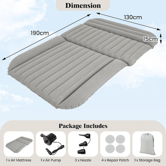 Costway Inflatable Pool Mattress 190x130cm
