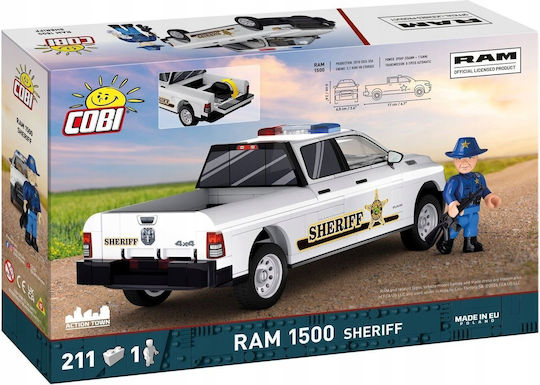 Cobi Τουβλάκια RAM 1500 Sheriff για 7+ Ετών 211τμχ