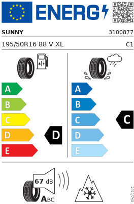 Sunny 195/50R16 88VV XL Allwetterreifen