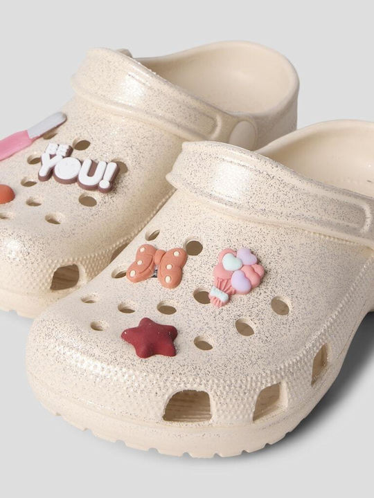 Kids Anatomic Beach Clogs Beige