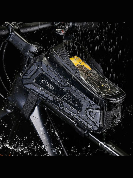 Tech-Protect Doppeltes Fahrradrahmentasche 1.2l Schwarz