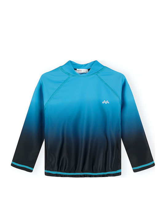 Minoti Kinder Badebekleidung Rashguard Mit langen Ärmeln Blau