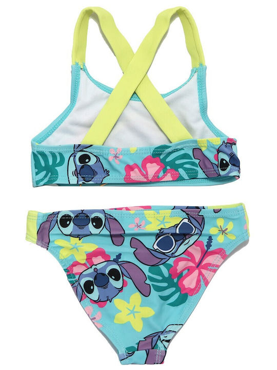 Disney Stitch Παιδικό Μαγιό Μπικίνι Τιρκουάζ