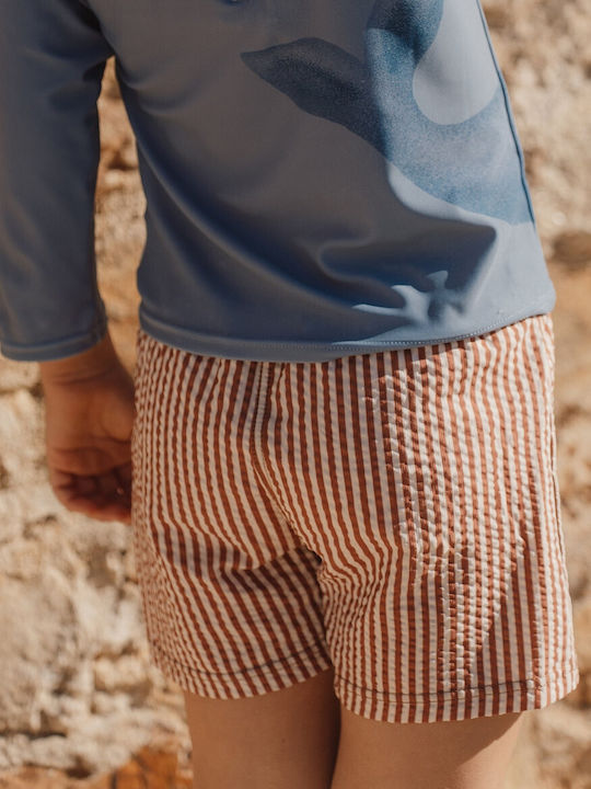 Little Dutch Παιδικό Μαγιό Βερμούδα / Σορτς Ocean Brown Stripes