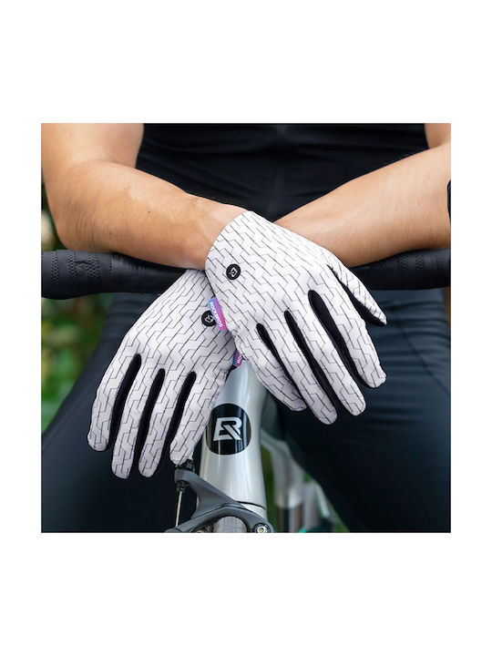 Rockbros Short Men's Cycling Gloves White