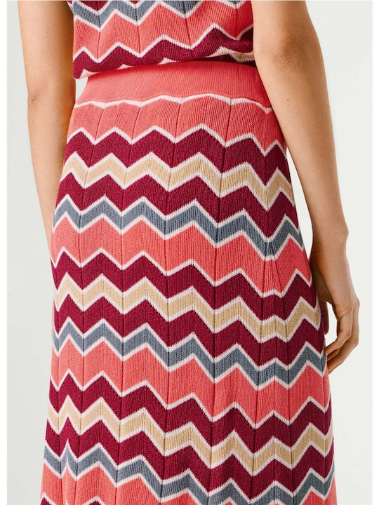 Denim Skirt Multicolour