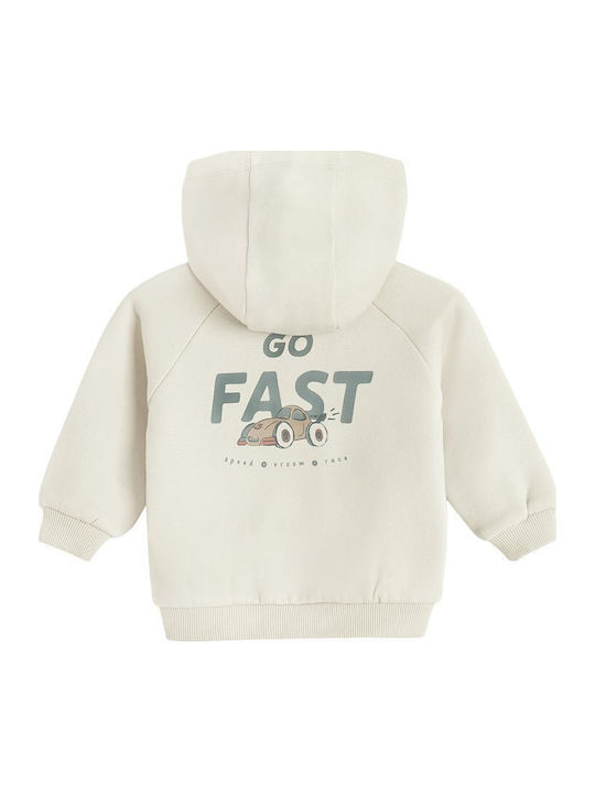 Kinder-Sweatshirt mit Kapuze Beige
