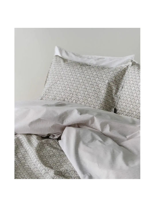 Kentia Cotton Duvet Cover Set 225x245cm Double with 2 Pillowcases Nerikomi Nerikomi