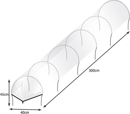 Seră Tunel 3x0.45x0.4m