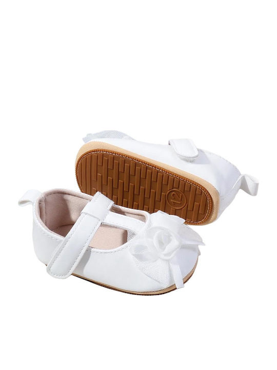 Childrenland Weiche Sohlenschuhe für Babys Ballerinas Weiß
