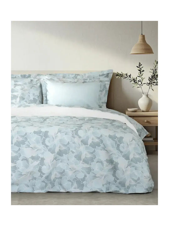 Nima Bellagio Set Cearceafuri de Pat Super King 240x270cm Bleu (4 Bucăți)
