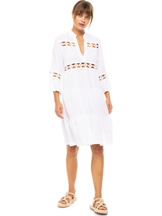 Pink Label Damenbademode Kleid Yacht Blau