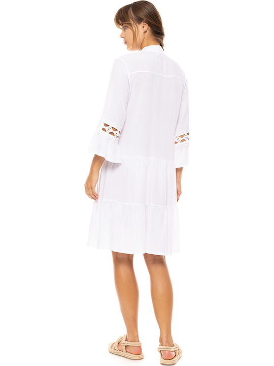 Pink Label Damenbademode Kleid Yacht Blau