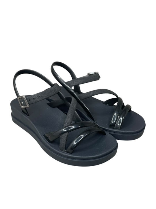 Women's Flat Sandals Flatforms Black